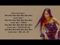 Becky G - PATRONA (Lyrics)