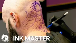 Back of the Neck Tattoos Elimination Highlight Battle of the Sexes Season 12