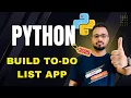 To-Do List App in Python Beginner Python Project