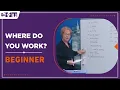 Let s Start English 58 - Lesson 9 Where Do You Work Beginner Levels