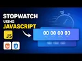 Build a Stopwatch in JavaScript Step-by-Step HTML CSS JS Project