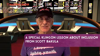 A Special Klingon Lesson About Inclusion from Scott Bakula Mazzoni Center Honors George Takei