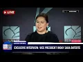 Lagu VP Sara: Napili ko na ang magiging vice president ko