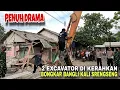 Download Lagu PENUH DRAMA PENGHUNI BANGLI‼️2 EXCAVATOR DI KERAHKAN BONGKAR BANGUNAN LIAR SEPANJANG KALI