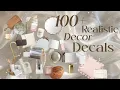 100 REALISTIC DECOR DECAL CODES for bloxburg ROBLOX