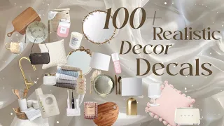 100 REALISTIC DECOR DECAL CODES for bloxburg ROBLOX