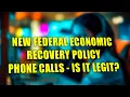 Violet From Secure Finance Advisors Calls Offers Federal Economic Recovery Policy - Is It a Scam