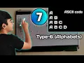 Trick to solve Java triangle loop pattern Alphabet pattern Part-7 How to solve java patterns