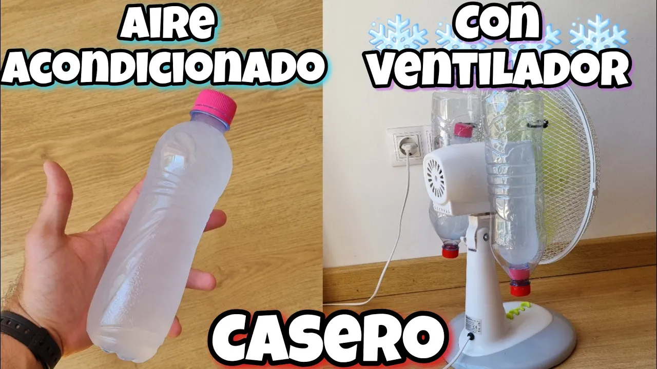 Mantén tu HOGAR FRESCO con apenas DINERO! Como hacer un aire Acondicionado Casero con tu Ventilador