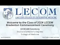 LECOM Bradenton Commencement Ceremony 2024 - Morning