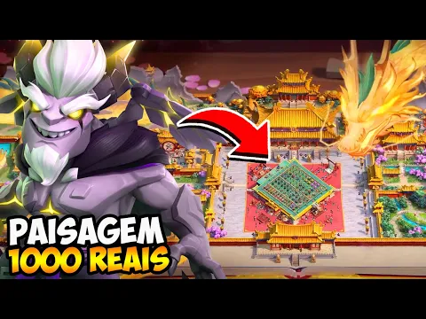 ESSE CENÁRIO CUSTA 1000 REAIS! A PAISAGEM MAIS CARA DO CLASH OF CLANS!