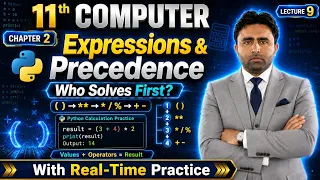 Expressions Operator Precedence 11th Class Computer Science Chapter 2 Python Programming Qais
