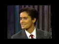 Salma Hayek on Late Night October 31 2002