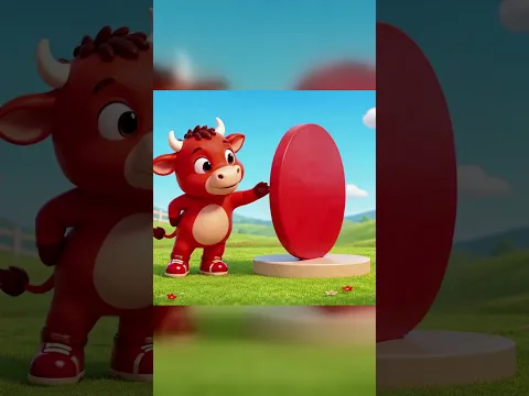 RED CIRCLE | Learn Shapes and Colors for Kids #Shorts