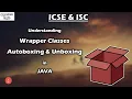 Understanding Wrapper Classes in Java Autoboxing Unboxing ICSE ISC BlueJCode