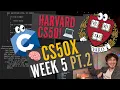 Harvard CS50x 2025 Beginner Watchalong Week 5 Data Structures PT 1 Livestream Recap