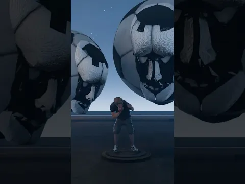 Kicked the wrong ball and got chased #horror #soccer