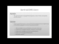 Sentinel EMS Enterprise - Introduction