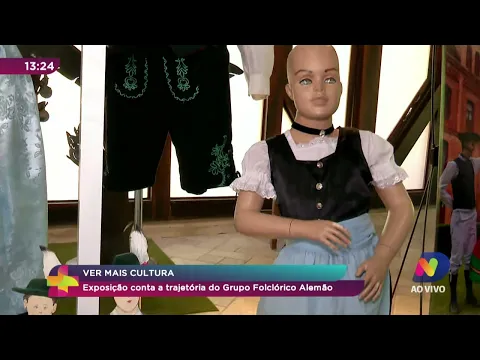 Exposição conta a trajetória de grupo folclórico de Blumenau