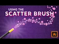 How to Use the Scatter Brush Tutorial Adobe Illustrator CC