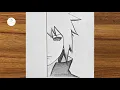 How To Draw Sasuke Uchiha step by step || Easy anime drawing || How to draw for beginners