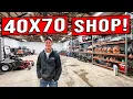 OPTIMIZED ORGANIZED 40X70 SHOP SETUP JJ GROUNDS SHOP TOUR