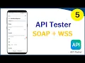 API Tester 5 Soap WSS requests using your mobile device iPad