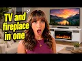 BREEZEHEAT Electric Fireplace TV Stand Review Fits Up to 80 TVs