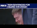WA teen sentenced for killing 4 people in crash FOX 13 Seattle