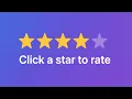 Create a Star Rating System with HTML CSS JavaScript Beginner Tutorial