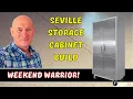 Assembling a Seville Classics Storage Cabinet from Amazon - Weekend Warrior