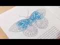 Colouring Tutorial How to Colour a Butterfly PLUS Printable Coloring Page for Adults