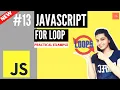 JavaScript Tutorial For Loop in JavaScript Loops in JavaScript Practical Example