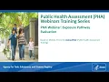 Public Health Assessment Webinar Exposure Pathway Evaluation