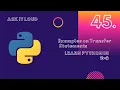 Basic Python Lecture 45 - Example with Break and Continue Python in hindi Best Python Lectures