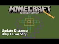 Understanding UPDATE DISTANCE in Minecraft Bedrock Switch