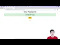 Django 3 Tutorial Password Generator