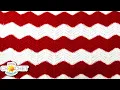 Crochet Chevron Ripple Zig Zag Wave - Blanket Pattern Tutorial