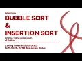 Analisa Waktu Pemrosesan pada Implementasi Algoritma Bubble Sort Insertion Sort di Python