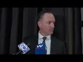 Everblades head coach Brad Ralph talks after Game 2 loss