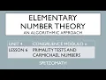 04-06 Fermat Primality Test and Carmichael Numbers