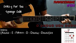 Download Crazy For You - Sponge Cola (Guitar Cover With Lyrics \u0026 Chords) MP3