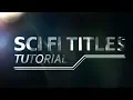 Animation Nodes Tutorial - Simple Sci Fi Titles Blender