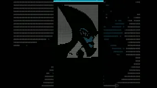 Ben 10 xlri ASCII Drawing in Python turtle
