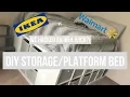 IKEA Hack Platform Bed DIY Turned WALMART Hack