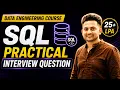 Real SQL Interview Questions for Data Engineers Practical SQL Scenarios Crack DE Interviews