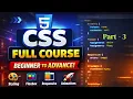 CSS Part - 3 CSS Syntax CSS Tutorial for beginners in Hindi 2026
