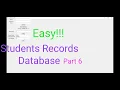 Create A Students Records Database With Tkinter Python Part 6
