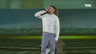 ويجز يتألق أمام الرئيس السيسي خلال احتفالية اتحاد القبائل العربية والعائلات المصرية 