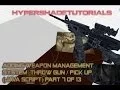 085-HyperShadeTutorials-Unity 3D-Weapon Class System - Throw Gun Pick Up Java Script Part 7 of 13